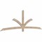 Ekena Millwork Davenport Smooth Timber Gable Bracket, Douglas Fir, 108"W x 36"H x 1 1/2"D x 3 1/2"F, 8/12 Pitch GBW108X36X0204DAV00SDF - alternate 4